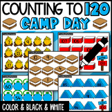 Camping Counting to 120 Activity Math Mats Count Forward a