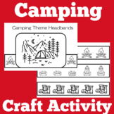 Camping Theme Craft |  Preschool Kindergarten 1st 2nd 3rd 
