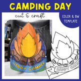 Camping Day - Camping Theme Day Hat Craft for End of the Y