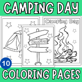 Camping Day End of the Year Coloring Pages - Camping Day C