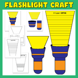 Camping Day | Flashlight Craft & Writing Activities | Camp