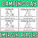 Camping Day Mini Book for Emergent Readers  /Mini Book - E