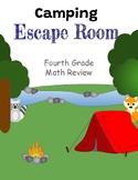 Camping Escape Room - 4 Grade Math Review