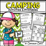 Camping First (1st) Grade Math & Literacy Printables