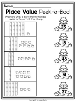 Camping First (1st) Grade Math & Literacy Printables by Curriculum Castle