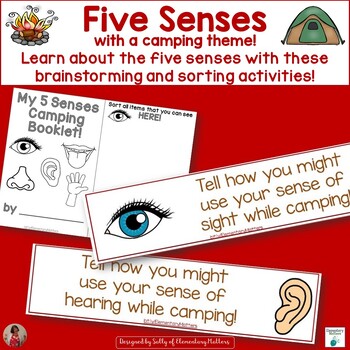 Preview of Camping Five Senses