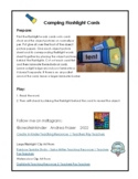 Camping Flashlight Cards - Literacy Center