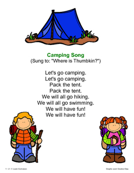 Camping Fun - Songs, Poems and Fingerplays by 123 Learn Curriculum