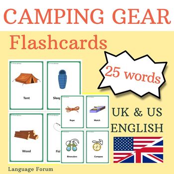 Camping Vocabulary in English - Camping Equipment Words