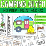 Camping Glyph - No Prep Activity - Summer Activities
