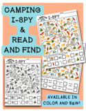 Camping I-Spy & Read and Find Activity] Fun Center for Ele