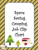 Camping Jobs Clip Chart - Space Saving & Upper Elementary