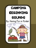 Camping Kiddos Beginning Sounds - A Camping Themed Activity