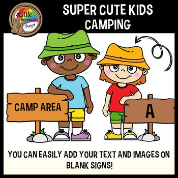 blank camp sign clip art