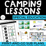 Camping Lessons | Sub Plans | Summer | ESY | Special Education