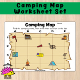 Camping Map Worksheets