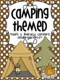 Camping Math & Literacy Centers {Common Core Activities fo