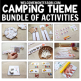 Camping Theme Math and Literacy Centers for Hands-on Presc