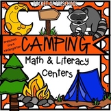 Camping Math and Literacy Centers for Preschool, Pre-K, an
