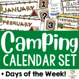 Camping Monthly Calendar Set (+ special days) & Days of th