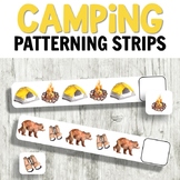 Camping Patterning Strips for Summer Math Centers