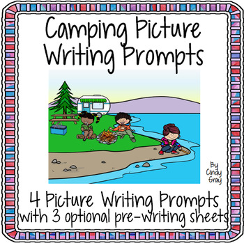 Preview of Camping Picture Writing Prompts