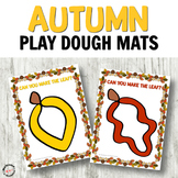 Fall Play Dough Mats for Fine Motor Centers