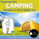Camping Playdough Mats | Numbers 0-20 | 10-Frames | Campin