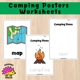 Camping Posters and Writing Worksheets