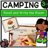 Camping Read and Write the Room Third Grade Sight Words