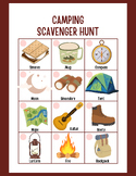 Camping Scavenger Hunt | Scavenger Hunt for Campers | Prin