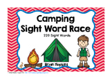 Camping Sight Word Race