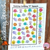 Camping Speech Therapy Seeking Activities B P K G and more