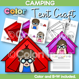Camping Tent Kids Craft | Camping Day Theme Activities | S