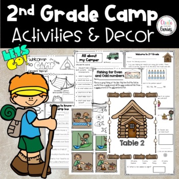 camping theme 2nd grade activities and decor by create your own genius