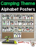 Camping Theme Alphabet Posters - Large, Medium & Flashcard