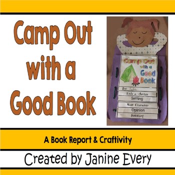 Preview of Camping Theme:  Book Report Craftivity