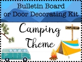 Camping Theme Bulletin Board or Door Decor Kit