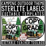 Camping Theme Classroom Decor Editable Mailbox 3 Sterilite