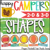 Camping Theme Classroom Decor 2D & 3D SHAPES