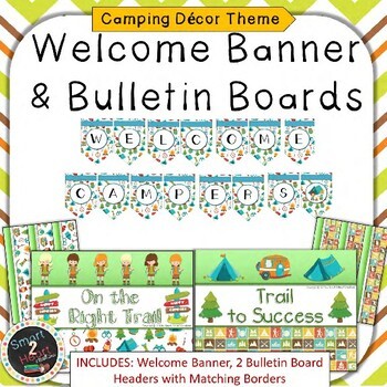 Camping Theme Classroom Decor Bundle by Smart 2 Heart Creations | TpT