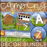 Camping Theme Classroom Decor Bundle