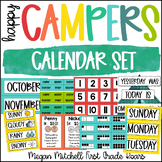 Camping Theme Classroom Decor CALENDAR SET Bulletin Board