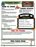 Camping Theme Classroom Newsletter