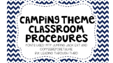 Camping Theme Classroom Procedures