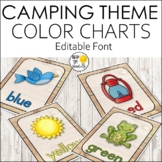 Camping Theme Color Posters EDITABLE! - Camping Theme Clas