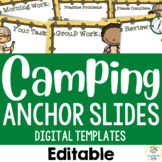 Camping Theme: Editable Daily Slideshow Templates