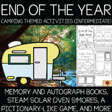 Camping Theme End of the Year Activities plus Solar Oven S