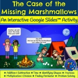 Camping Theme Math Mystery Interactive Google Slides™ Activity