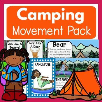 Preview of Camping Theme Movement Pack